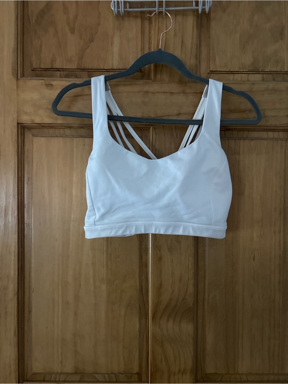 lululemon athletica White Strappy Back Sports Bra